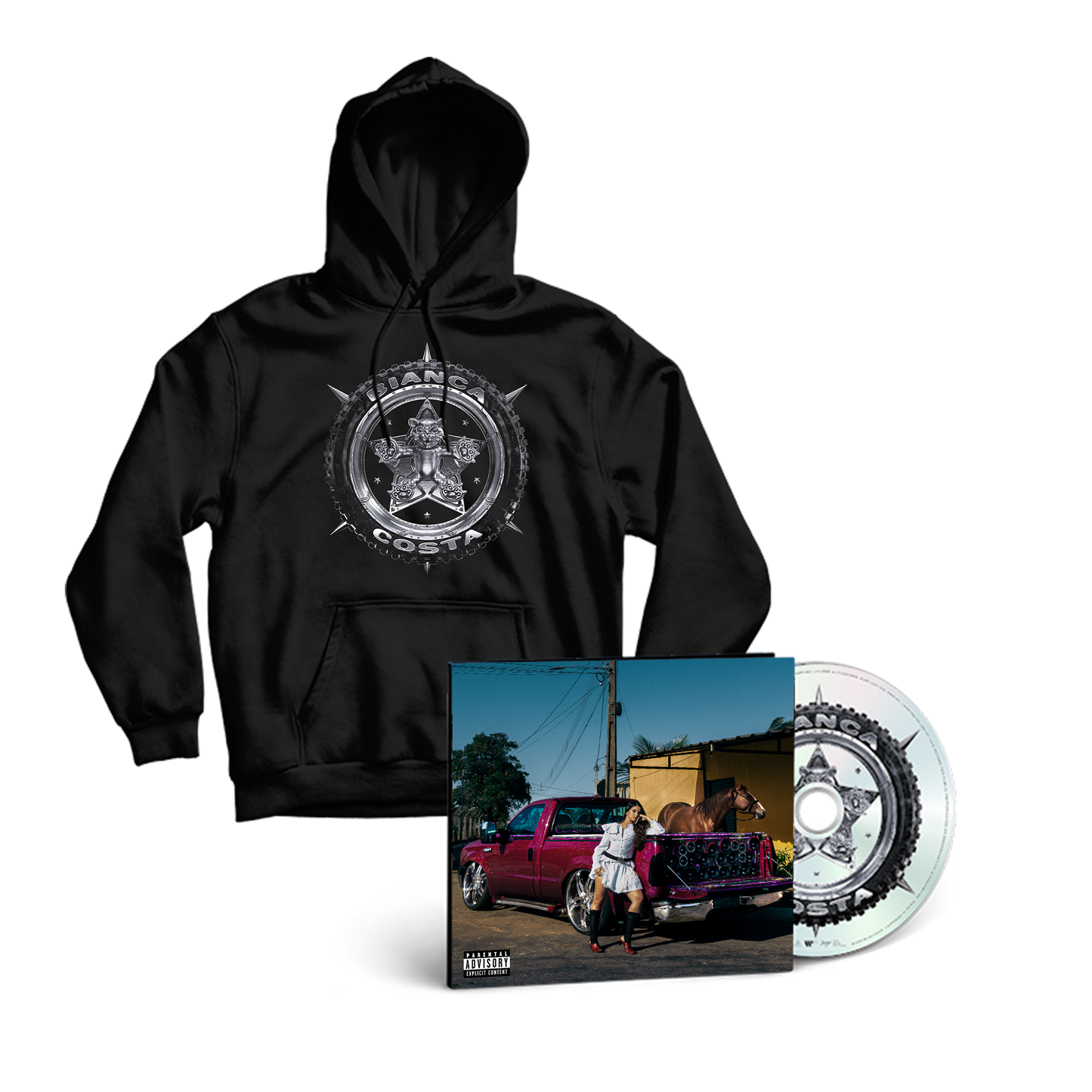 PACK CD OU VINYLE GRINGA + HOODIE GRINGA