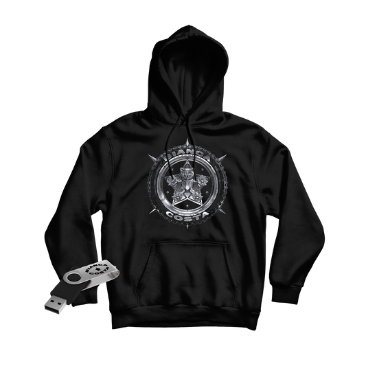 PACK CLE USB + HOODIE NOIR