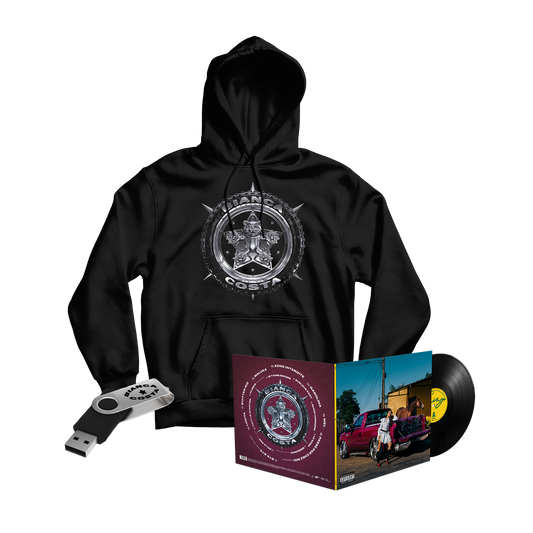 PACK CLE USB + LP "GRINGA" + HOODIE NOIR