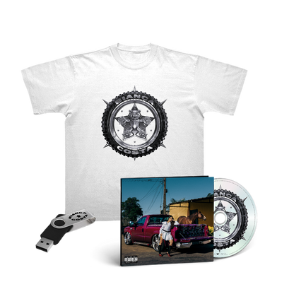 PACK CLE USB + CD "GRINGA" + TSHIRT NOIR OU BLANC