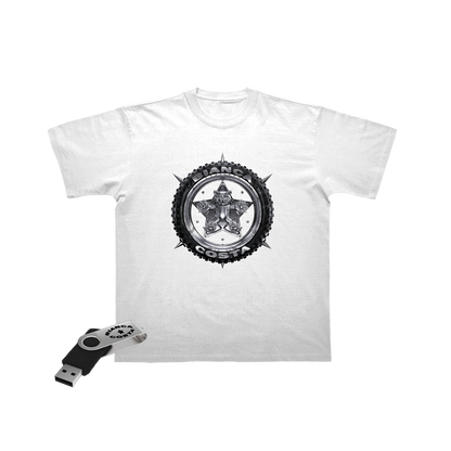 PACK CLE USB + TSHIRT NOIR OU BLANC