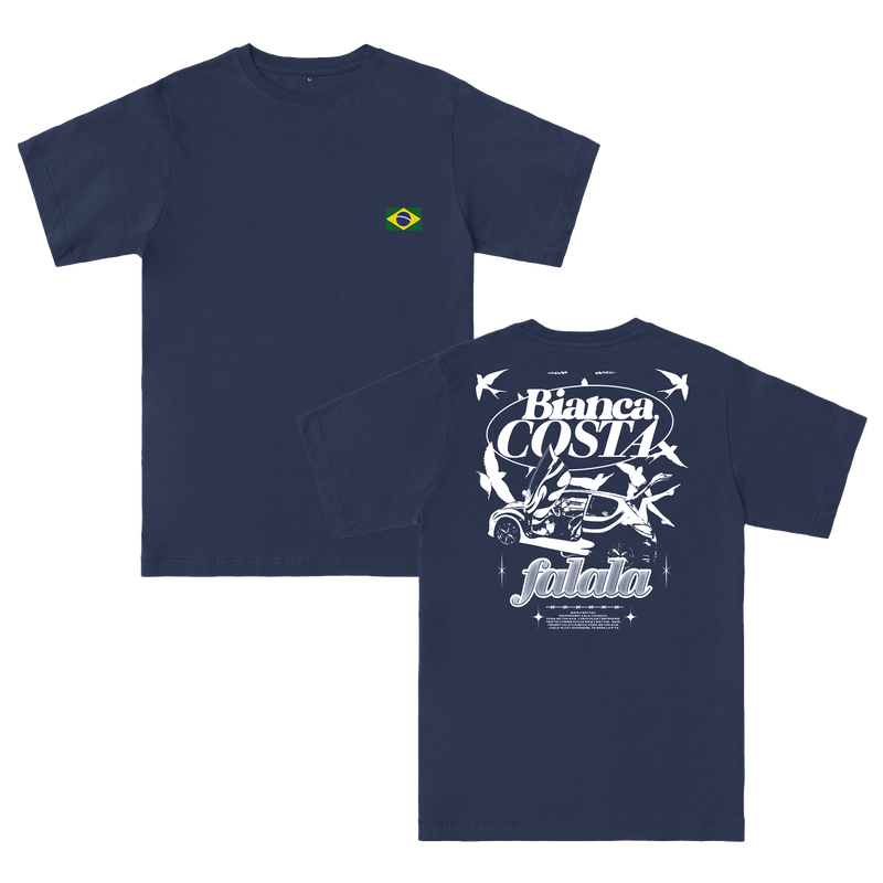 T SHIRT "DO BRASIL" MARINE