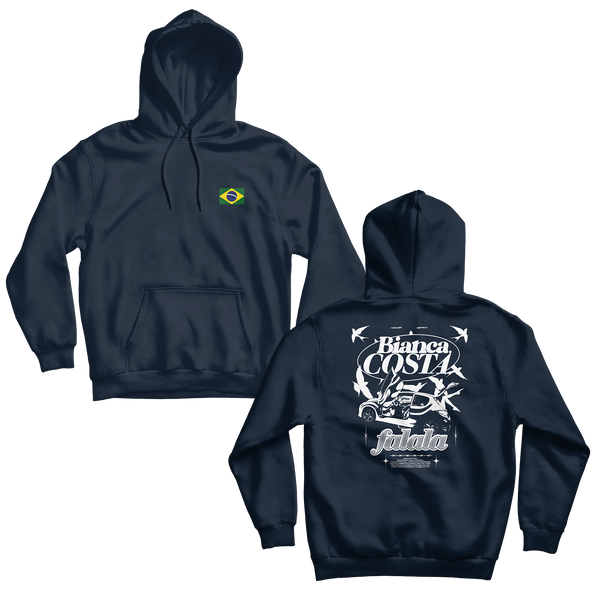 SWEAT CAPUCHE "DO BRASIL" MARINE