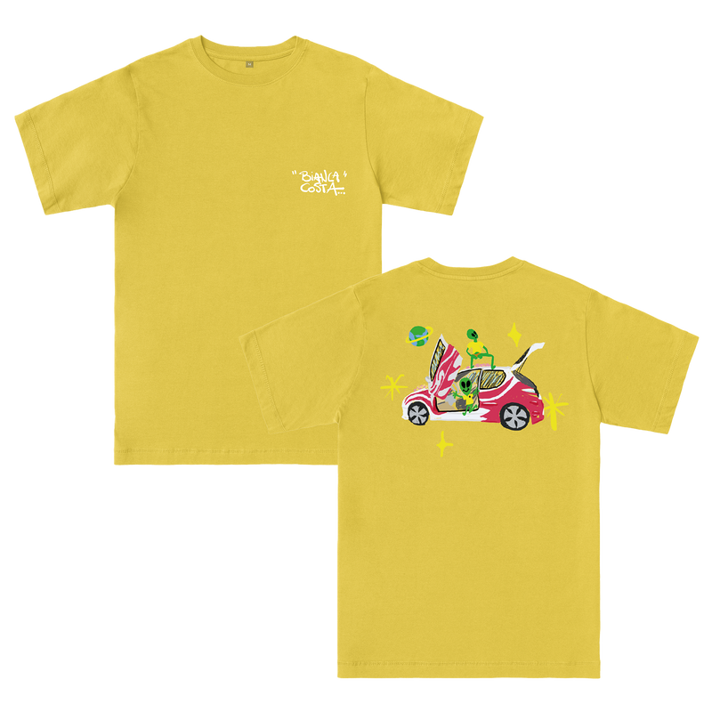 T SHIRT "MC FALALIEN" JAUNE