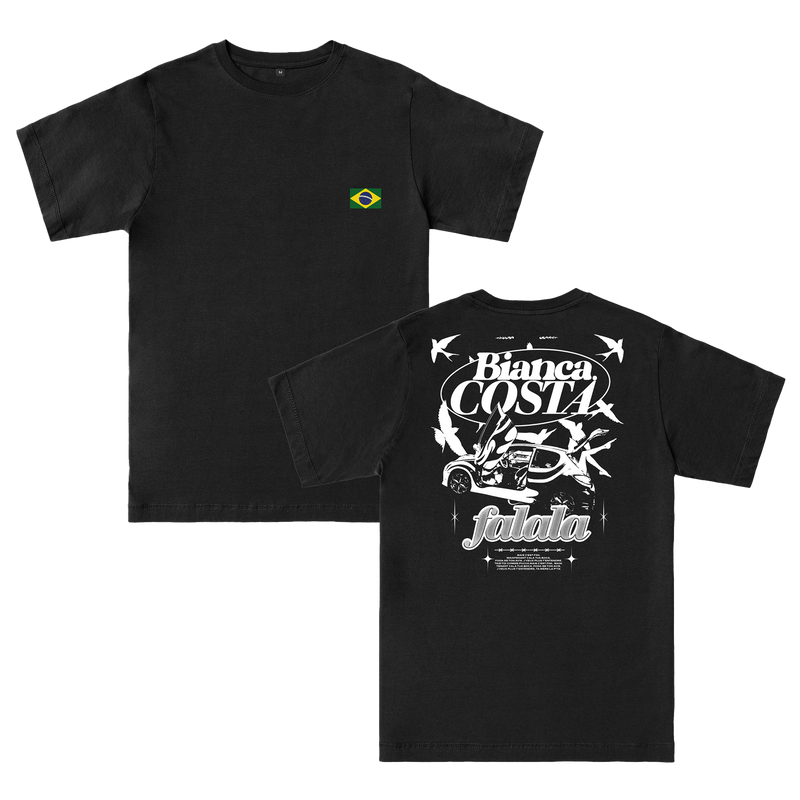 T SHIRT "DO BRASIL" NOIR